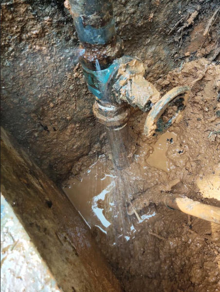 漏水检测现场图片：消防管道相关探漏